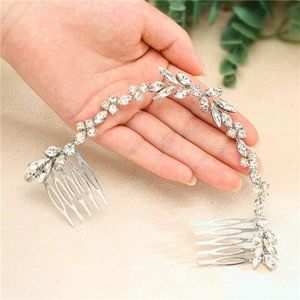 Wedding Crystal Hair Combs Bridal Headpieces Wedding Hair Accessories for Brides